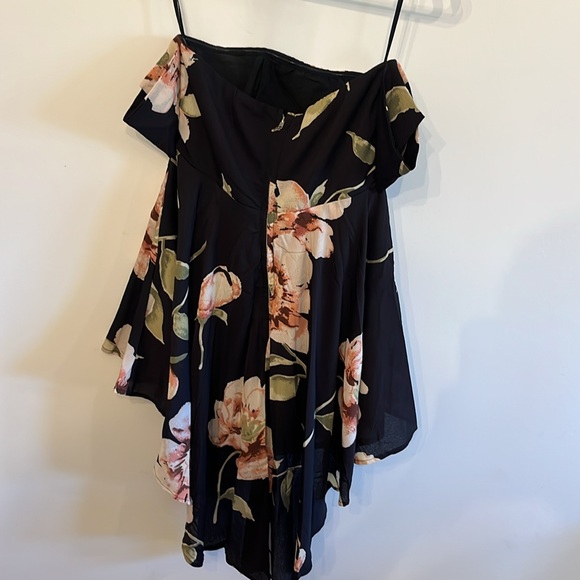 Selfie Leslie Black Floral Dress - Picture 5 of 6